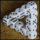 Realistic Dice Illusion