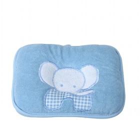 Cute Soft Peach-sink Blue Elephant Baby Pillow