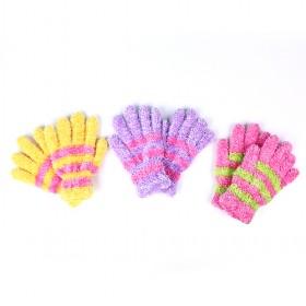 Wholesale Cute Feather Yarn Gloves, Multi-color, Best-selling