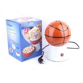 High Quality Basketball Design Electric Plastic Popcorn Machine At Home Easily DIY