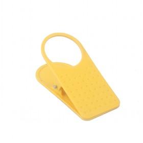 Yellow Plastic Office Desktop Drink Cup Holder For Sale