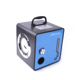 Black And Blue TF Micro SD Music Player FM Radio USB Mini Speaker