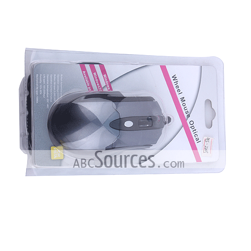 wholesale Classic Design Full Black Fancy USB Computer MouseLC053111191