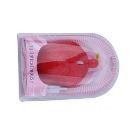 Good Quality Mini Cute Red Decorative Computer Mouse