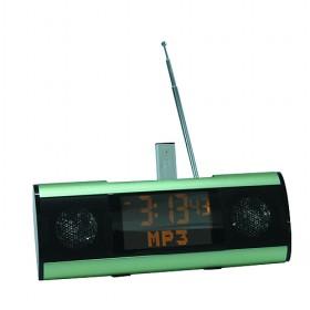 Portable Black And Green Mp3 Audio Computer Amplifier