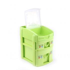 Top-end Small Sweet Green Storage Boxes With Level Drawers