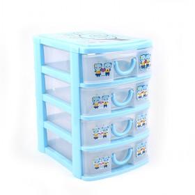 Good Quality Light Blue Transparent Small Storage Boxes With Drawer