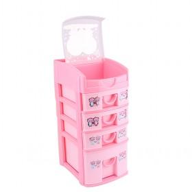 Popular Pink Small Storage Boxes With Storage Drawer and Lid