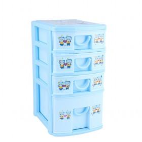 Popular Light Blue Small Storage Boxes with Sevral Drawer
