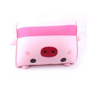 Pink Pig Lumbar Cushion Waist Pillow