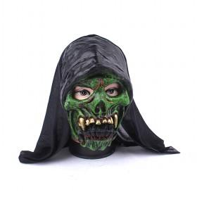 High-end Light Green Disguisting Horrorable Halloween Scream Mask