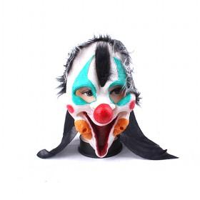 Colorful Happy Face Clown Halloween Costume Scream Mask