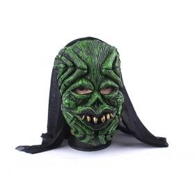 Hot-sale Grass Green Smiling Scary Halloween Horror Mask