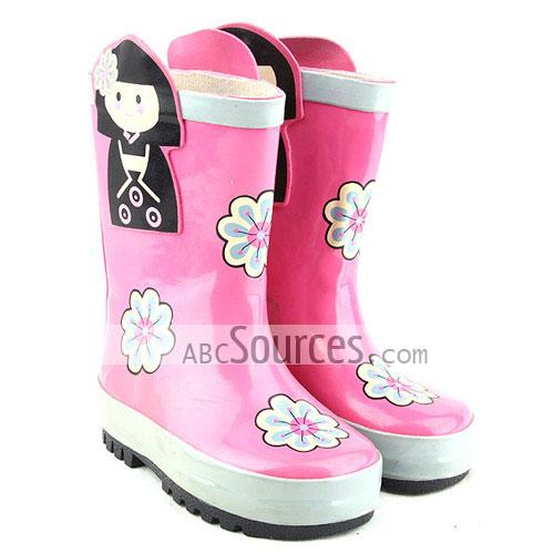 wholesale Kids Rain Boots Pink JapaneseLC101311185