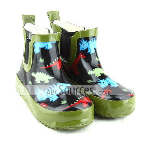 wholesale Kids Rain Boots Short DinosarLC101311193