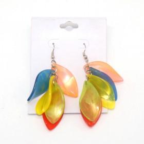 Wholesale Colorful Leaf Fashion Earing