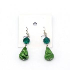 Wholesale Dark Green Beads Fashion Earing