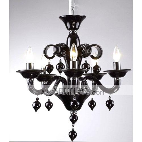 wholesale Black Pendant Crystal Ceiling LightsLC110411071