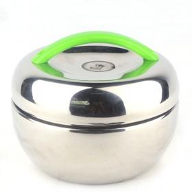 Stainless Steel Green Apple Shape Lunch Box