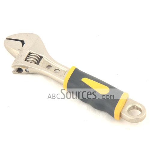 wholesale 8;quot; Yellow Adjustable Wrench Spanner Hand Tool 10mm Jaw