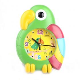 Hot Sale Cute Colorful Parrot Design Mute Quartz Alarm Clock