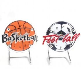 Hotsale Lovely Football And Basketball Mute Alarm Clock With Night Lights
