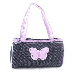 Ladies ' Shoulder Bag Fashion Pink Butterfly Design Small Size
