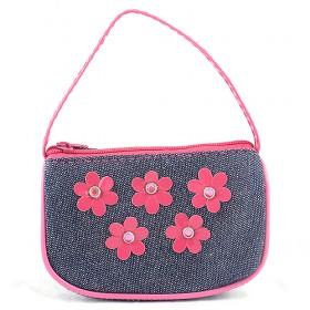Ladies ' Shoulder Bag Fashion Rose Red Flower Design Small Size
