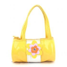 BEST -SELLING !!! Lovely Cowhide Female Bag Restoring Yellow Flower Lomo Camera Bag Shoulder Small Handbag
