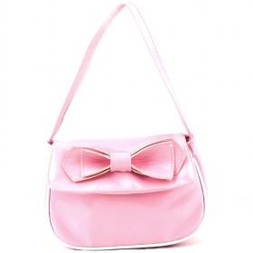2013 Small Pink Tie Fringe Crossbody Bag Shoulder Cross Package PU Tassel Bag