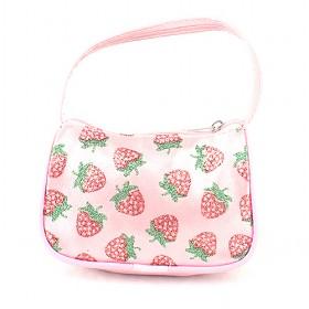 2013 Small Strawberry Fringe Crossbody Bag Shoulder Cross Package PU Tassel Bag