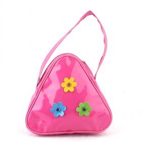 Ladies Fashion 3 Flower PU Messenger Bag Small Bag