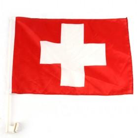 Switzerland, National Flag, Plastic Base
