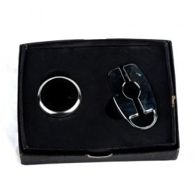 Hot Sale Small Box Of Wine Ring And Foil Cutter Opener Set In Black Box