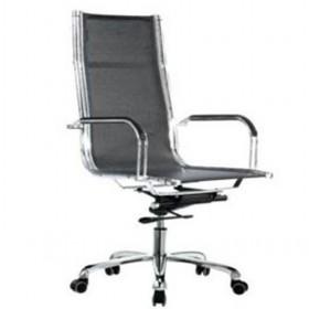 Hot Sale High Back Stainless Steel Meshy Swivel Office Boss Chair