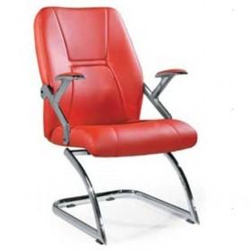 Fashionable Red Leather Stainless Steel Computer Chair/ Office Chair/ Boss Chair