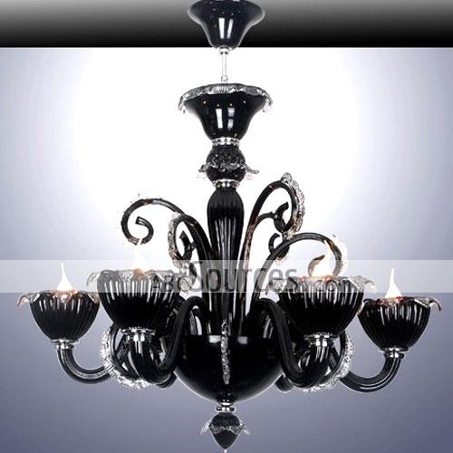 wholesale Black Elegant Crystal Ceiling LightLC110411205
