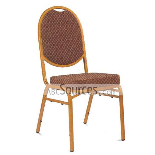 wholesale Good Quality Plain Brown Flannel Hotel Chairs/ Banquet Chair
