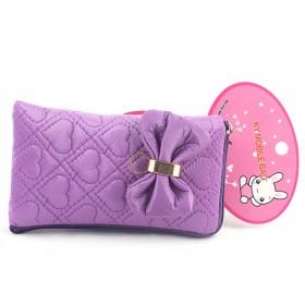 New Purple Tie Pouch/mobile Phone Case/mobile Phone Pouch/mobile Phone Bag/card Case/pu Wallet/purse