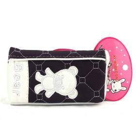 New Black;White Bear Pouch/mobile Phone Case/mobile Phone Pouch/mobile Phone Bag/card Case/pu Wallet/purse