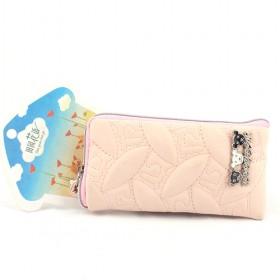 New Peach Pink Pouch/mobile Phone Case/mobile Phone Pouch/mobile Phone Bag/card Case/pu Wallet/purse
