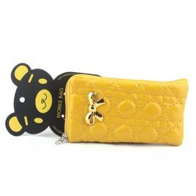 Promotions!! Hot Sale High Fashion Yellow Bear Cellphone Case Wallet/mobile Phone Case/cellphone Bag/wallet