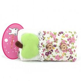 Phone Case, Green Apple Bag Cover Case For Phone 4S 4G 3G Pouch Cell Phone Coat Accessories