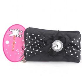 Hot Sale Cell Phone Black Pvc Bag Suited For Apple Phone Samsung Nokia Blackberry Multi-function