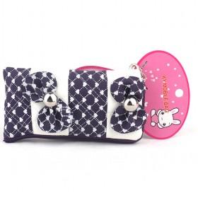 Universal Double Tie  Ladybags Cell Phone ; IPOD,MP3,Camera Sock Bag Carring Case,Cover With Neck Strap