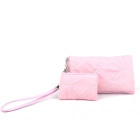 Universal Double Ladybags Cell Phone ; IPOD,MP3,Camera Sock Bag Carring Case,Cover With Neck Strap