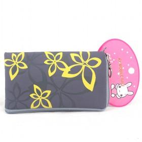 Cherry In The Eden,Yellow Flower Leather Mobile Cell Phone Case,can Choose Color,Mobile Phone Bag,Card Case
