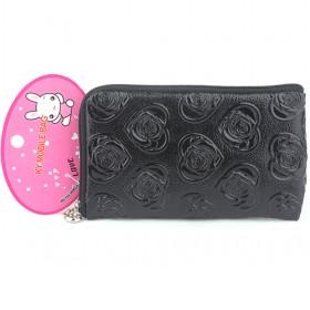 Velvet Black Cloth Case Wallet Bag For Mobile Cell Phone, For Phone/iPod/Mp3/Mp4
