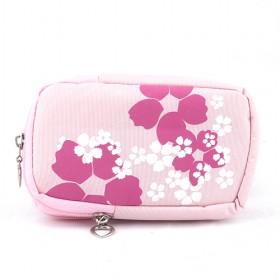 New Cute Pink Flower Mobile Phone Case ; Bag,candy Color,Fashion Korean Style Cell Phone Case ; Bag