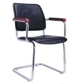 Simple Design Black Leather Coated Computer Chair/ Office Chair/ Boss Chair